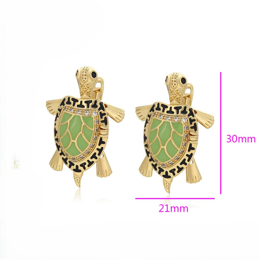 14K Gold Plated Turtle Ear Ring