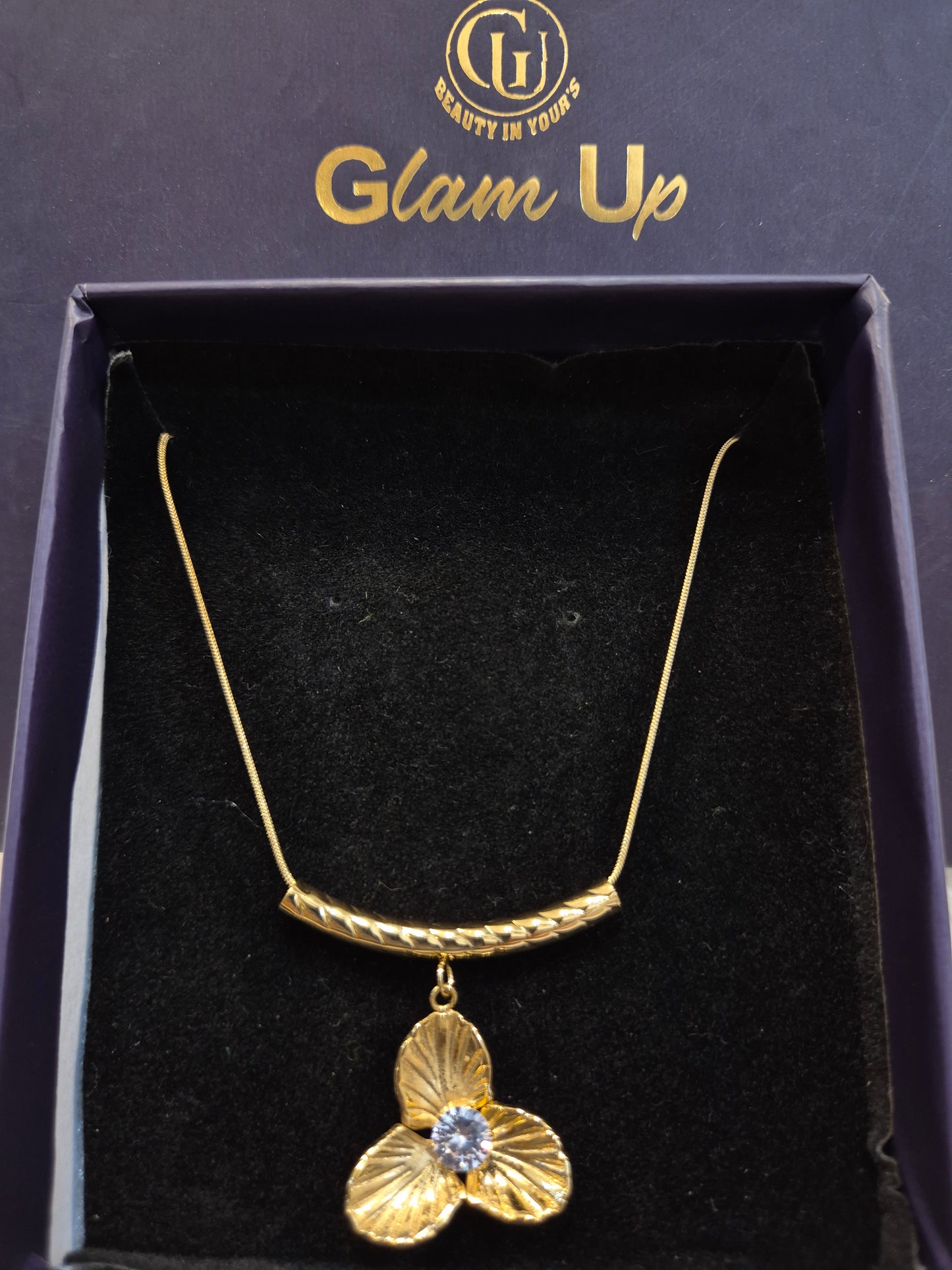 Golden Bloom Pendant By Glam Up