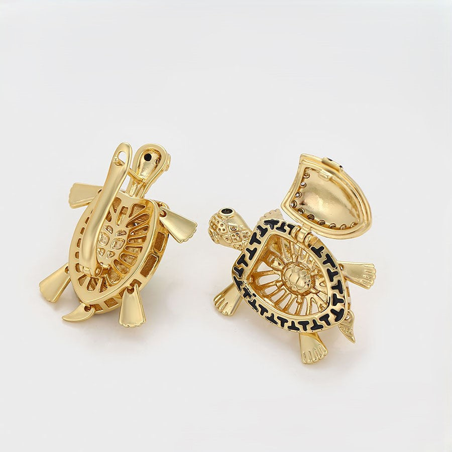 14K Gold Plated Turtle Ear Ring